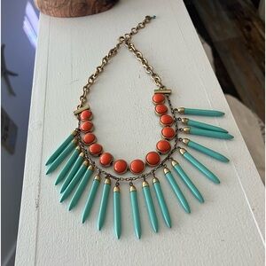 Lucky Brand Teal Stone Necklace